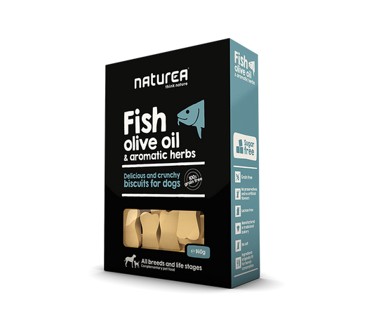 Pescado, Aceite de oliva y Hierbas aromáticas